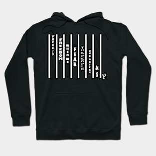 Where is Freedom? (White lettering) Hoodie